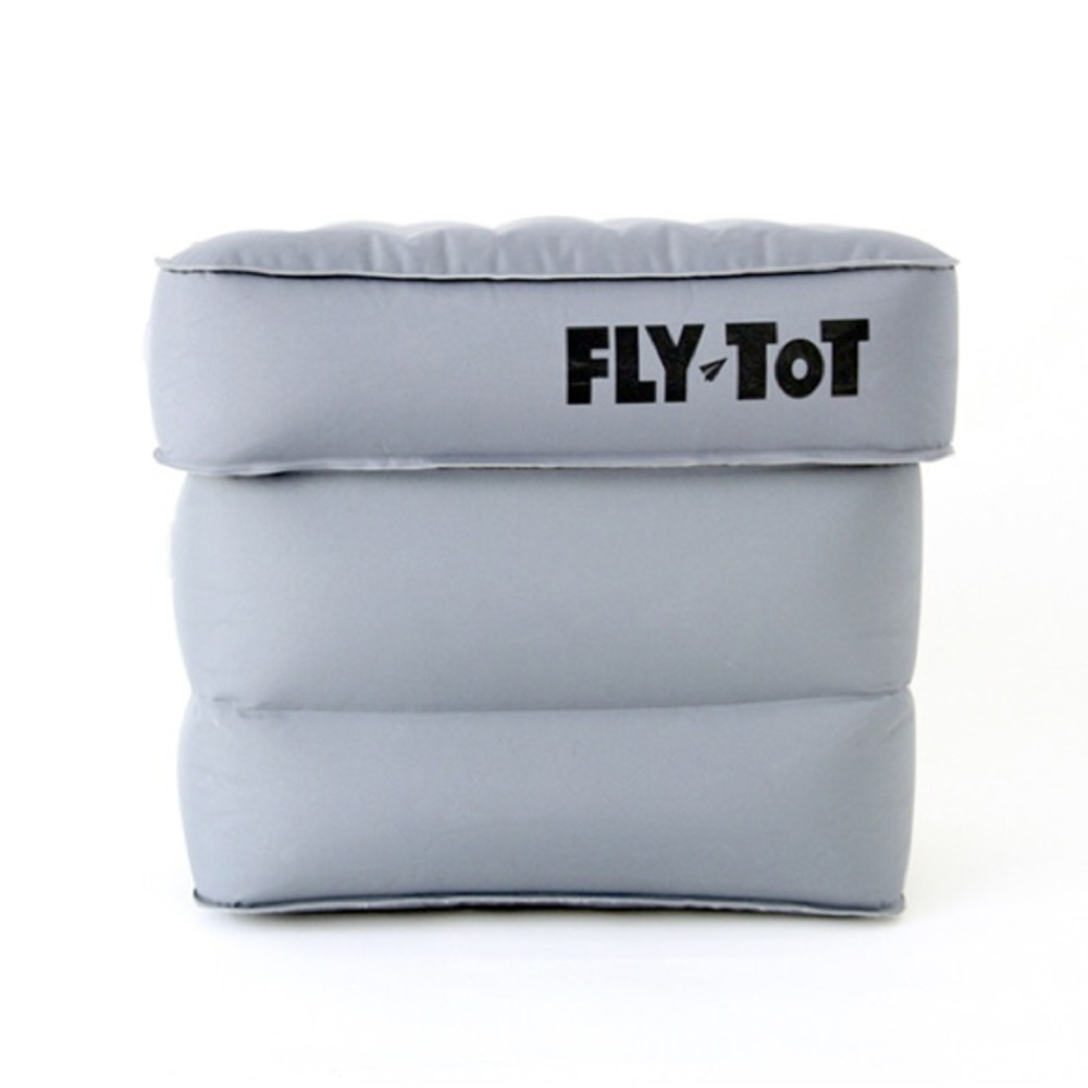 Gray Inflatable Travel Cushion for Kids